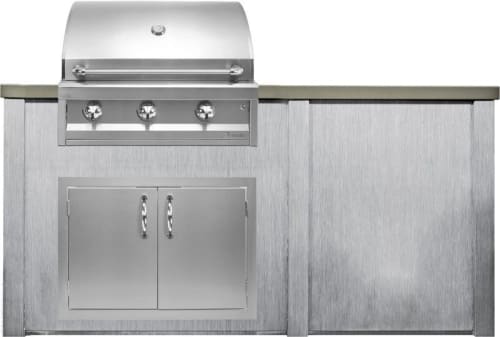 Haven Outdoor HART72PANHG - Haven Outdoor™ 72" Harbor Gray Outdoor Kitchen Island
