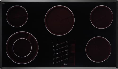 Dacor ETT3652S 36 Inch Smoothtop Electric Cooktop with 5 Ribbon