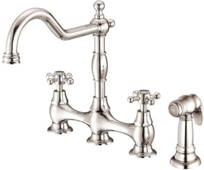 ソンチャン　MD 二点セット Danze® D404457PNV Double Handle Kitchen Faucet with 9 Inch Reach