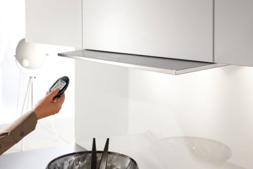 Miele Da3690 36 Inch Built In Ventilation Hood With Motorized Pull Miele Da3690 Side View