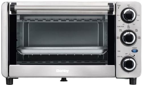 Danby DBTO0412BBSS - 15 Inch 4-Slice Countertop Toaster Oven