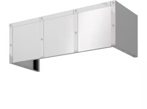 Zephyr Designer Forte DC13612AS - 12” Duct Cover With Polished Stainless Steel Banding