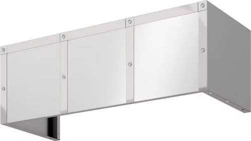 Zephyr Designer Forte DC14812AS - 12” Duct Cover With Polished Stainless Steel Banding