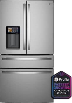 GE Profile PXD22HYYFS - 36 Inch Counter-Depth 4-Door French-Door Smart Refrigerator