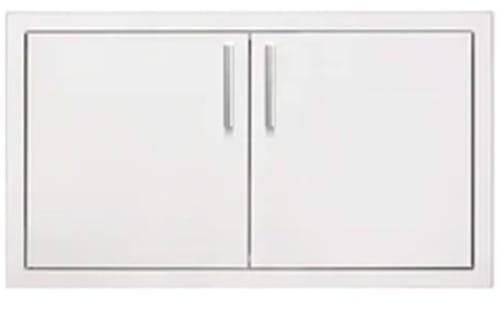 Summerset DD33 - 33-Inch Stainless Steel Flush Mount Double Access Door with Hidden Hinge