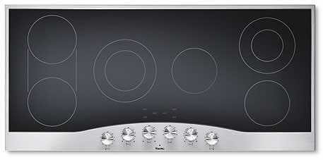 Viking Decu1556bsb 45 Inch Smoothtop Electric Cooktop With 6 Viking Designer Series Decu1556bsb 45 Inch Smoothtop Electric Cooktop