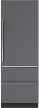 Sub-Zero Designer Series DET3050FIR - 30 Inch Designer Over-and-Under Freezer with Ice Maker - Panel Ready