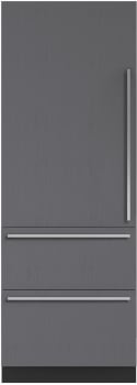 Sub-Zero Designer Series DET3050RIDL - 30 Inch Designer Over-and-Under Refrigerator with Internal Dispenser - Panel Ready