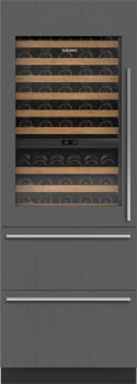 Sub-Zero Designer Series DET3050WRAL - 30" Designer Wine Storage with Refrigerator Drawers - Panel Ready