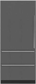 Sub-Zero Designer Series DET3650CIL - 36 Inch Designer Over-and-Under Refrigerator/Freezer with Ice Maker - Panel Ready