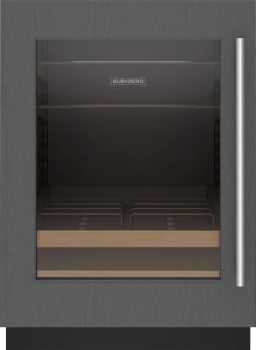 Sub-Zero Designer Series DEU2450BAL - 24 Inch Panel Ready Built-In Undercounter Single Zone Smart Beverage Center in Front View