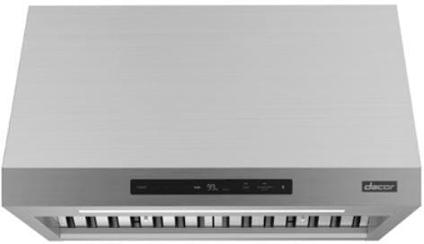 Dacor DHD30U990CS - 30 Inch Pro-Canopy Wall Hood in Silver Stainless