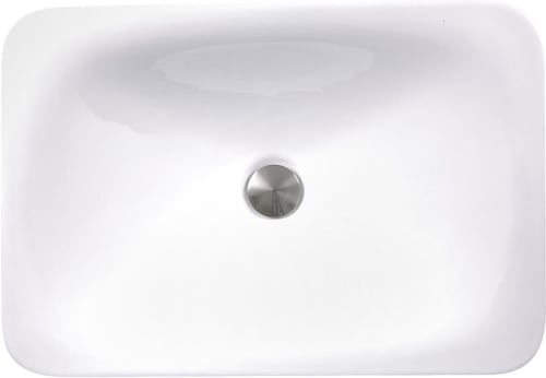 Nantucket Sinks Great Point Collection DI2114R - 21 Inch Drop-In/Top Mount Single Bowl with Enamel Glaze Surface