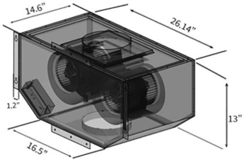 ZLINE T95 - Dual Remote Blower