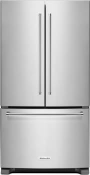 KitchenAid KRFF305ESS - 36 Inch Freestanding French Door Refrigerator