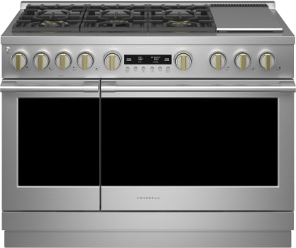 Monogram Statement Series ZDP486NDTSS - Monogram 48" Dual-Fuel Professional Range with 6 Burners and Griddle