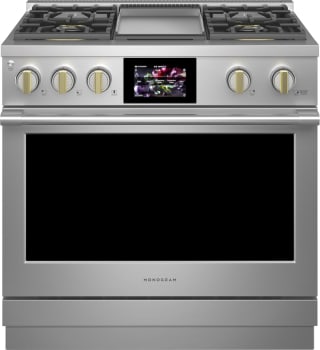 Monogram Statement Series ZDP364NDTSS - 36 Inch Freestanding Professional Dual Fuel Smart Range with 4 Sealed Burners