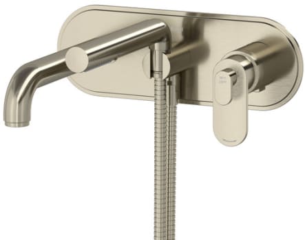 Rohl Arca™ TAA21BN - Arca™ Wall Mount Thermostatic/Pressure Balance Tub Filler Trim in Brushed Nickel