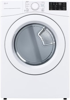 LG DLE3470W - 27 Inch Electric Dryer with 7.4 Cu. ft. Capacity
