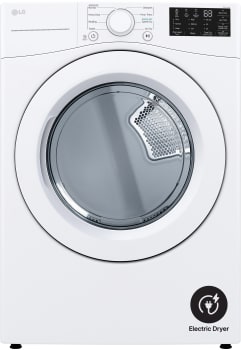 LG DLE3470W - 27 Inch Electric Dryer with 7.4 Cu. ft. Capacity