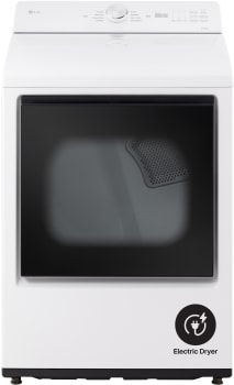 LG DLE8200W - 27 Inch Rear Control Electric Dryer