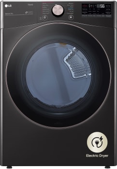 LG DLEX4000B - 27 Inch Electric Smart Dryer with 7.4 Cu. Ft. Capacity