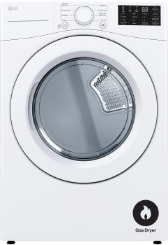 LG DLG3471W - 27 Inch Gas Dryer with 7.4 Cu. ft. Capacity