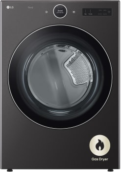 LG DLGX6701B - 27 Inch Gas Smart Dryer with 7.4 Cu. Ft. Capacity