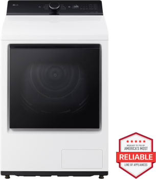 LG DLHC8402W - 27 Inch Rear Control Heat Pump Dryer
