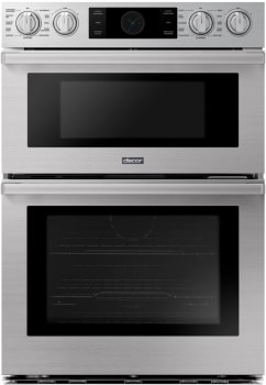 Dacor Transitional DOC30T977DS - 30 Inch Double Combination Smart Electric Wall Oven with 6.7 cu. ft. Total Capacity in Front View