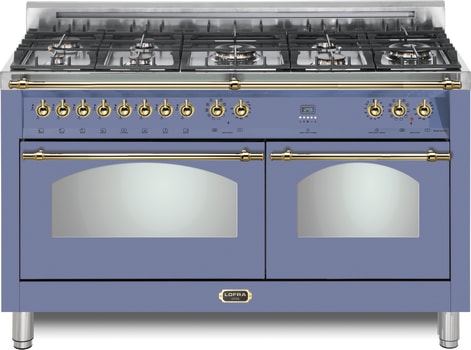 LOFRA Dolcevita RLOD60MMG800 - Dolcevita 60 Inch Lavender Duel-Fuel Range with Brass Trim