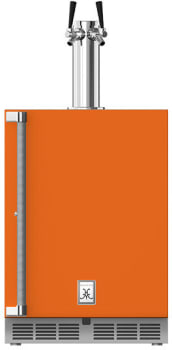 Hestan GFDSR242OR - 24" Outdoor Double Faucet Beer Dispenser - Right Hinge