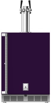Hestan GFDSR242PP - 24" Outdoor Double Faucet Beer Dispenser - Right Hinge