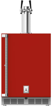 Hestan GFDSR242RD - 24" Outdoor Double Faucet Beer Dispenser - Right Hinge