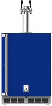 Hestan GFDSR242BU - 24" Outdoor Double Faucet Beer Dispenser - Right Hinge