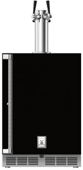 Hestan GFDSR242BK - 24" Outdoor Double Faucet Beer Dispenser - Right Hinge
