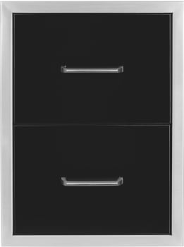 Wildfire WFDDW1622BSS - 16 Inch Double Access Door with Black 304 Stainless Steel Construction