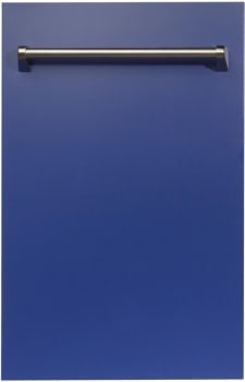 ZLINE DWBM18 - 18 Inch Top Control Dishwasher in Blue Matte with Stainless Steel Tub and Traditional Style Handle
