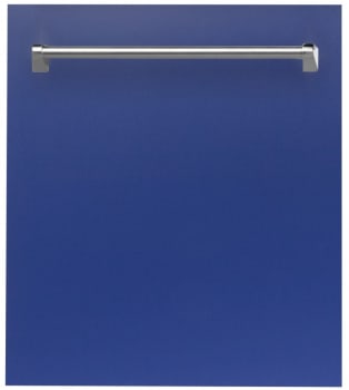 ZLINE DWBM24 - 24 Inch Top Control Dishwasher in Blue Matte with Stainless Steel Tub and Traditional Style Handle