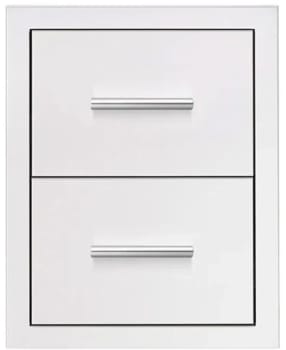 Summerset DR217 - 17-Inch Stainless Steel Double Drawer