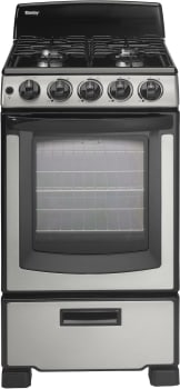 Danby DR203BSSGLP - 20 Inch Freestanding Gas Range