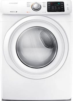 Samsung Dv42h5000gw 27 Inch 7 5 Cu Ft Gas Dryer With 9 Dry Cycles 4 Temperature Settings Wrinkle Prevent Smart Care Lint Filter Indicator Reversible Door And Sensor Dry Moisture Sensor