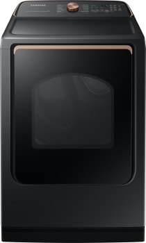 Samsung DVG55A7700V - 27 Inch Smart Gas Dryer, Black