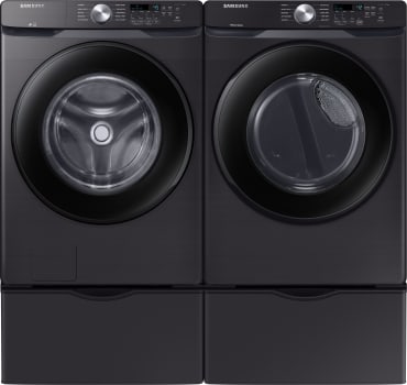 Samsung SAWADREV6001 - Washer with Paired Dryer and Pedestals in Black