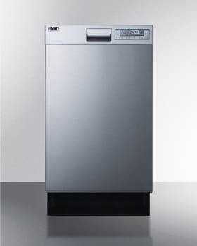 Summit DW18SS4 - 18 Inch Full Console Built In Dishwasher
