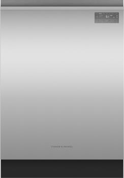 Fisher & Paykel Series 7 DW24UNT2X2 - 24 Inch Full Console Built-In Smart Dishwasher with 15 Place Setting Capacity in Front View