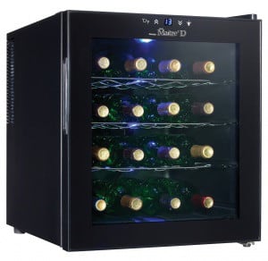Danby Dwc1646blsc 17 Inch Countertop Wine Cellar With 16 Bottle Danby Maitre D Dwc1646blsc 17 Inch Countertop Wine Cellar