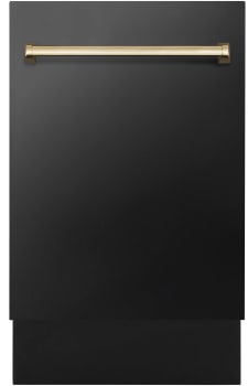 ZLINE Autograph Edition DWVZBS18G - Autograph Edition 18" Compact 3rd Rack Top Control Dishwasher