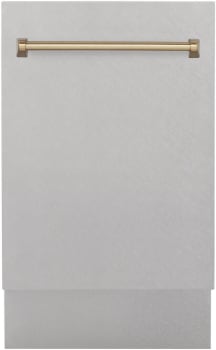 ZLINE Autograph Edition DWVZSN18CB - Autograph Edition 18" Compact 3rd Rack Top Control Dishwasher