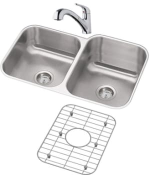 Elkay Dayton Collection DXUH312010RDFBG - Stainless Steel Sink Package